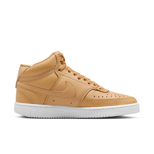 (WMNS) Nike Court Vision Mid Wheat CD5436-700