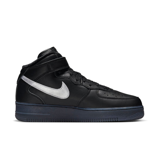 Nike Air Force 1 Mid Premium 'Black Metallic Silver' DX3061-001