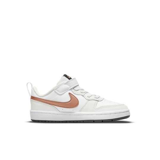 (PS) Nike Court Borough Low 2 'White Metallic Red Bronze' BQ5451-116