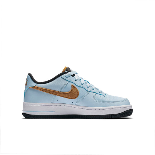 (GS) Nike Air Force 1 Felt 'Celestine Blue Gold' BV6058-400