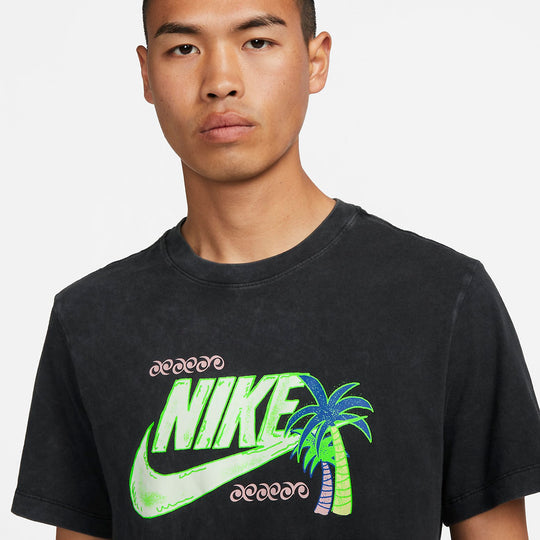 Nike Sportswear Coconut Tree T-Shirt 'Black' FB9789-010