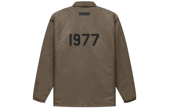 Fear of God Essentials FW22 Coaches Jacket 'Wood' FOG-FW22-147