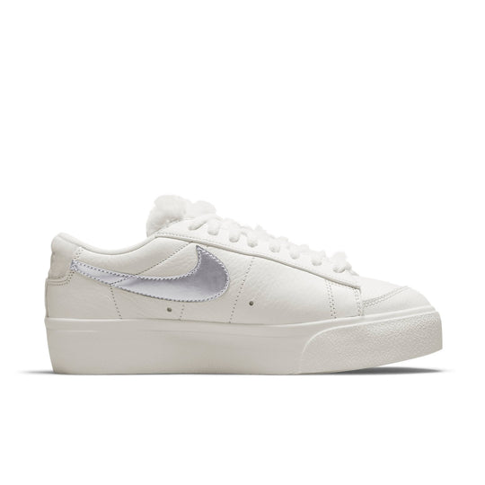 (WMNS) Nike Blazer Low Platform 'Faux Sherpa Fur' DO8993-100