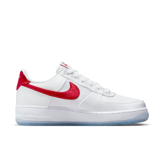 (WMNS) Nike Air Force 1 Low '07 'Satin White Varsity Red' DX6541-100