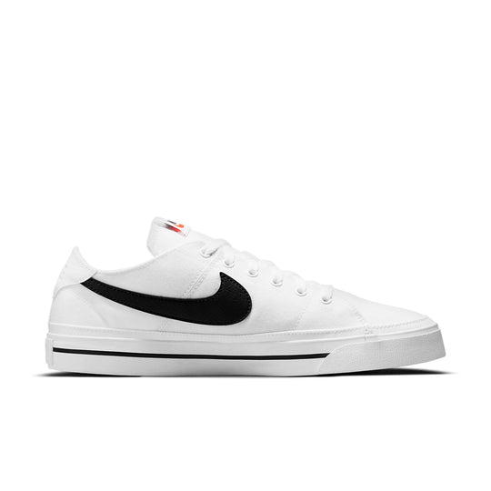 Nike Court Legacy Canvas 'White Black' CW6539-101