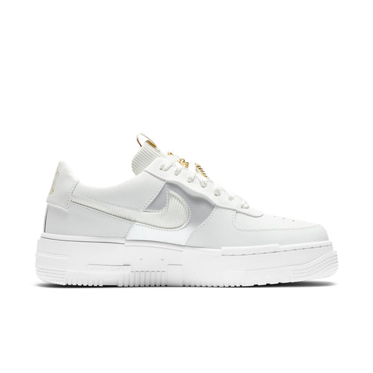 (WMNS) Nike Air Force 1 Pixel 'White Gold Chain' DC1160-100