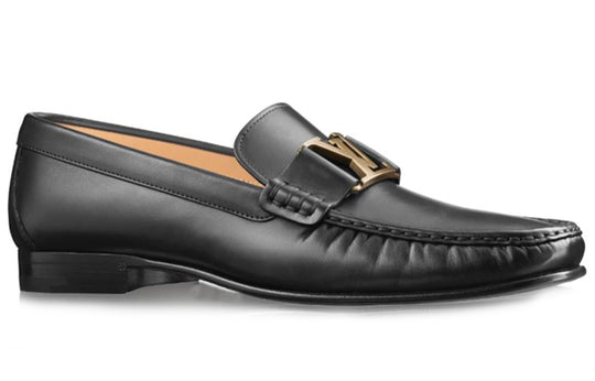 LOUIS VUITTON Montaigne Slip On Shoes 'Black' 1A2G51