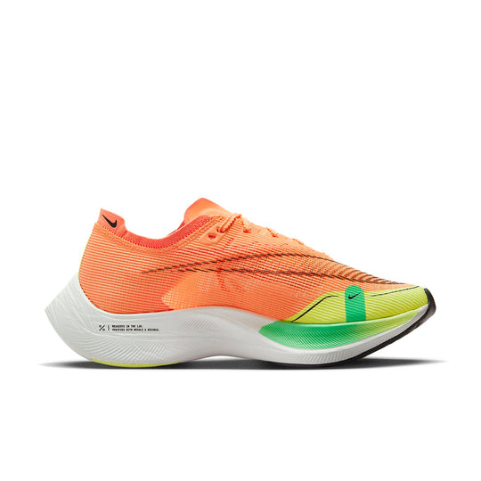 (WMNS) Nike ZoomX Vaporfly Next% 2 'Peach Cream Green Shock' CU4123-801