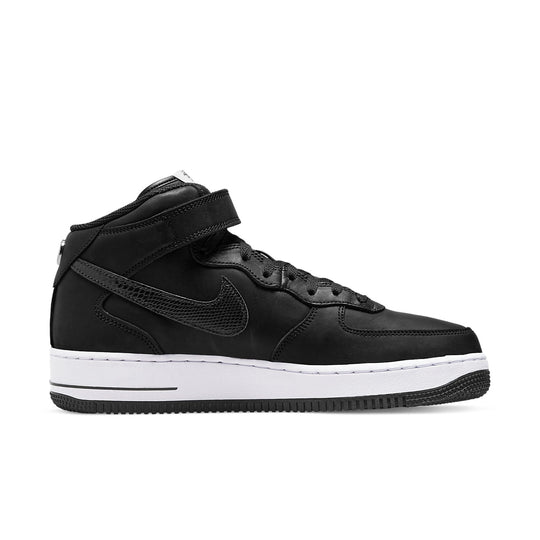 Nike Stussy x Air Force 1 Mid 'Black Snakeskin' DJ7840-001