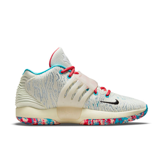 Nike KD 14 EP 'White Aqua Blue Multi-Color' CZ0170-700