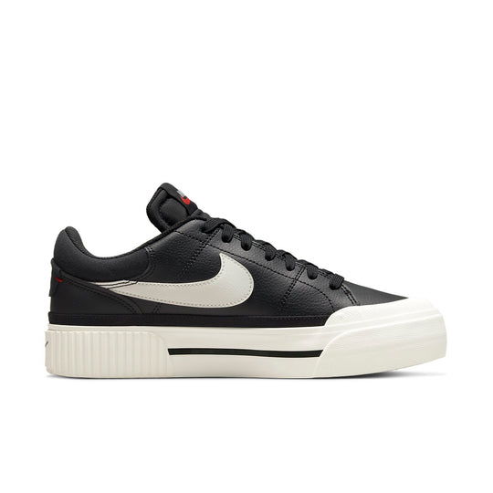 (WMNS) Nike Court Legacy Lift 'Black Sail' DM7590-001