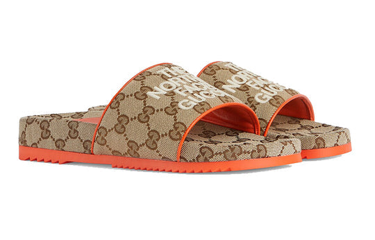 (WMNS) Gucci Slide x The North Face 'Beige Orange Monogram' 679947-2HKM0-9770