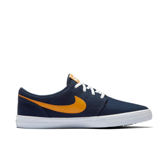 Nike SB Skateboard Portmore II Solar CNVS 'Blue Yellow' 880268-401