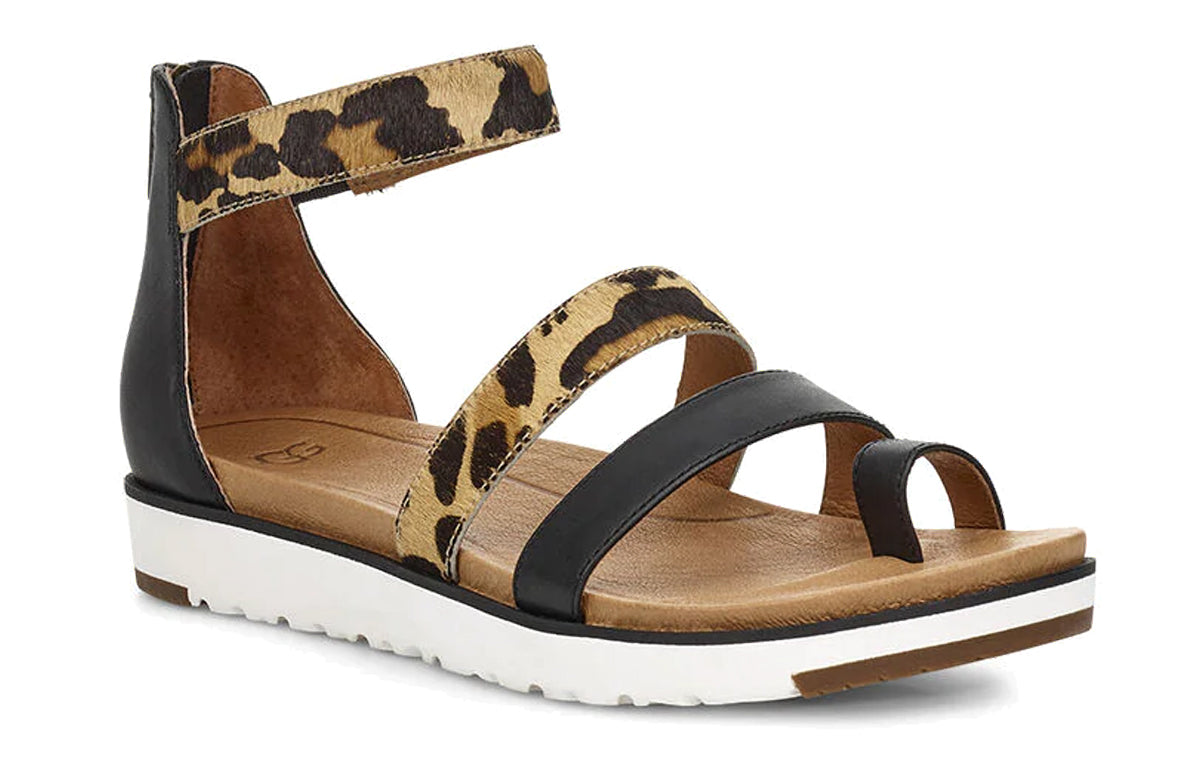 (WMNS) UGG Mina Leopard Sandal 1016147-BKLP