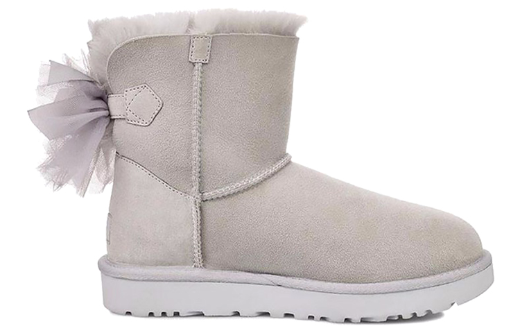 (WMNS) UGG Mini Bailey Tulle Bow 'Grey' 1019994-GRV