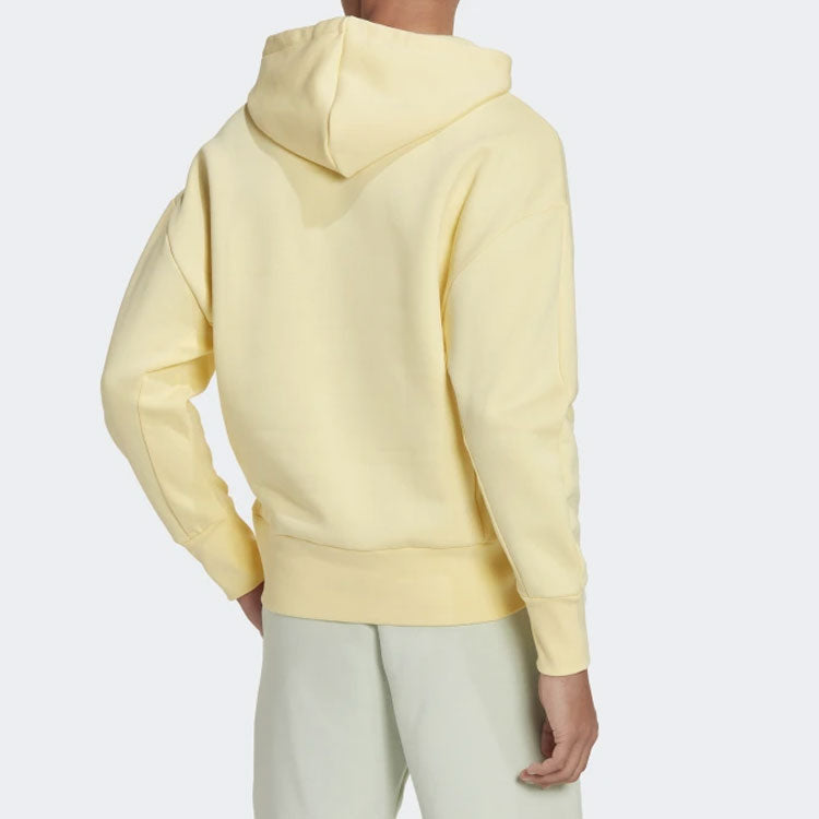 adidas Studio Lounge Fleece Hoodie 'Yellow' HK4592