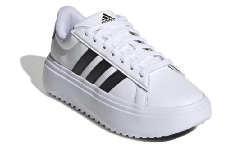 (WMNS) adidas Grand Court Platform 'White Black' IE1092