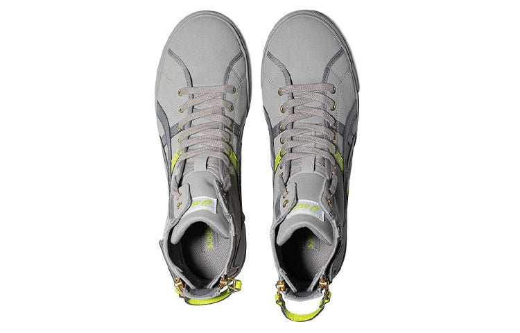 ASICS Double Clutch Grey/Green Fleece High Board Shoe 1203A038-020