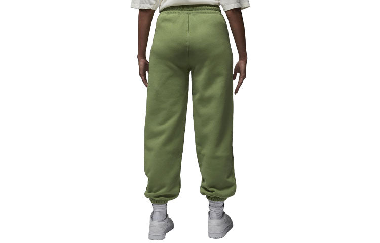 (WMNS) Air Jordan Flight Sweatpants 'Olive Green' FB5113-340