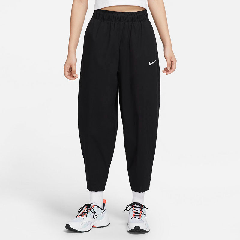(WMNS) Nike Nsw Essntl Wvn Hr Pnt Crv Casual Sports Woven Breathable Long Pants/Trousers Autumn Black DD5976-010