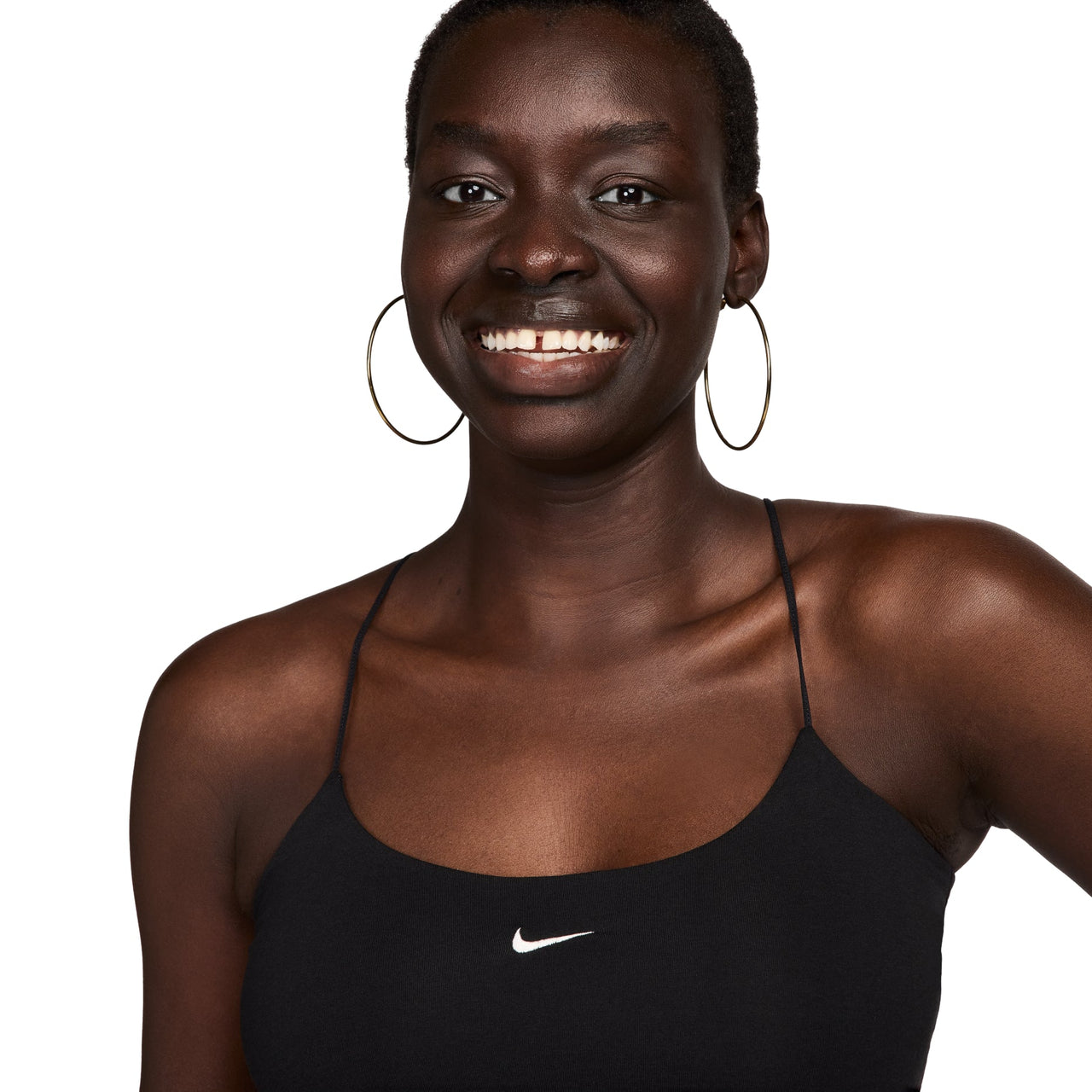 (WMNS) Nike Sportswear Chill Knit Top 'Black' FN3686-010