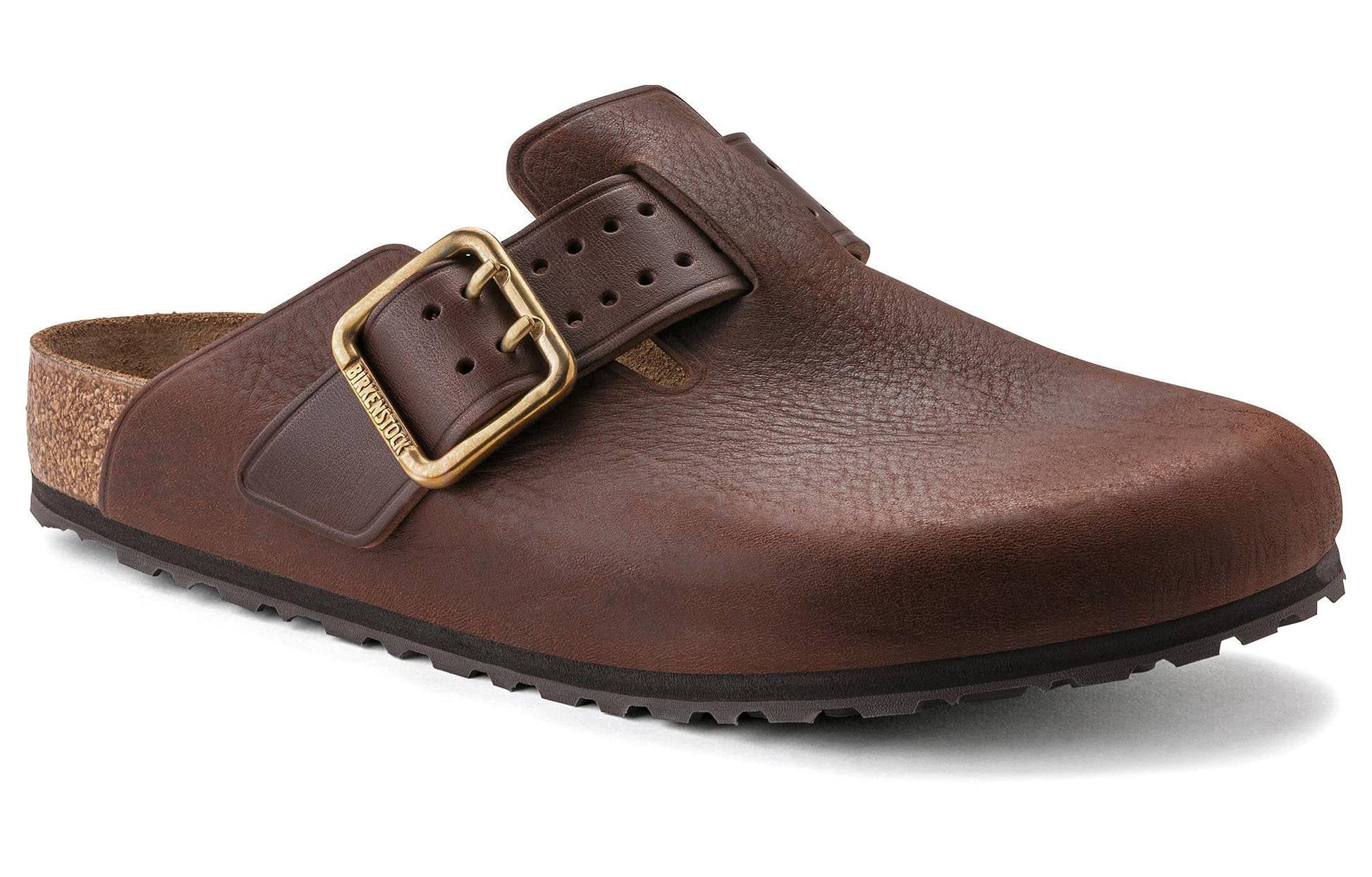 Birkenstock Boston Bold Leather Narrow Fit 'Roast' 1022673