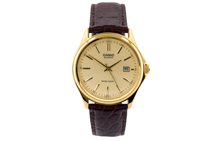 CASIO Male DRESS Japan / South Korea Fashion Mens Gold Analog MTP-1183Q-9A