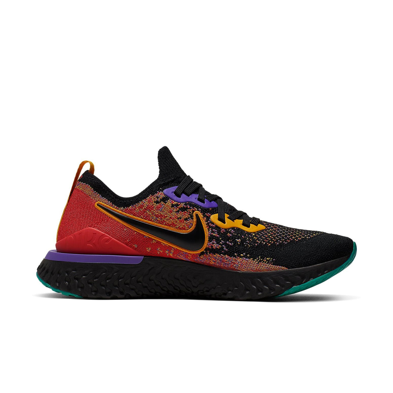 (WMNS) Nike Epic React Flyknit 2 'Black Ember Glow' CK0818-001