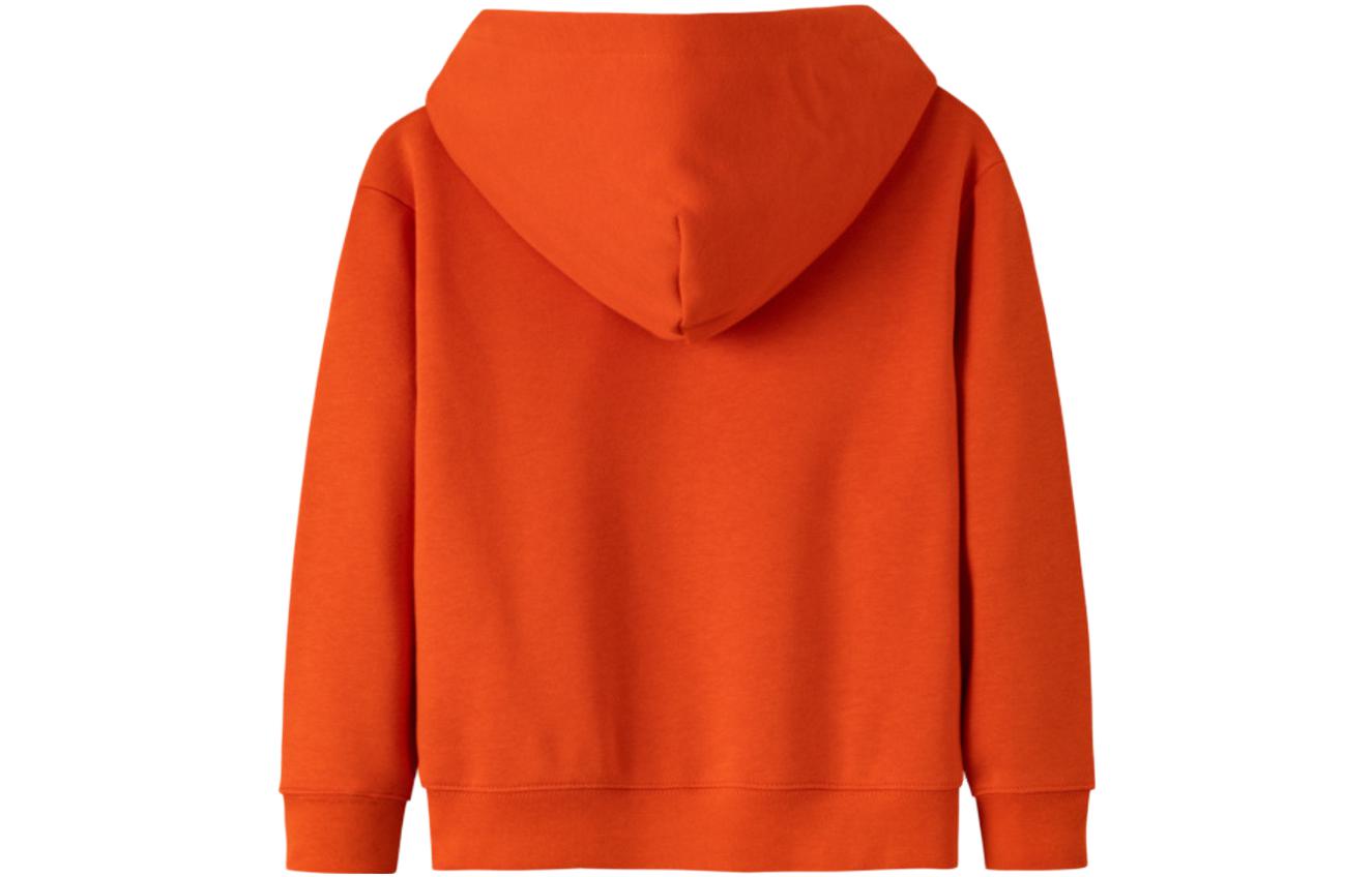 (GS) Air Jordan Official Authentic Velvet Sports Hoodie 'Orange' FJ5789-891