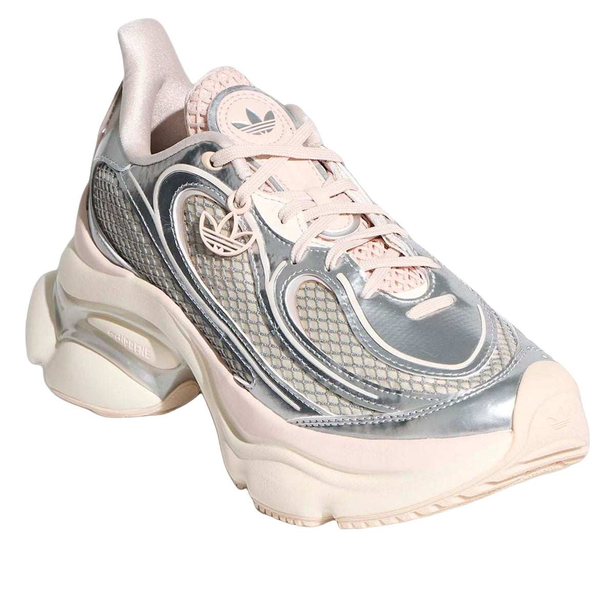 (WMNS) adidas Ozvenuz 'Silver Metallic Wonder Quartz Chalk White' KK4674