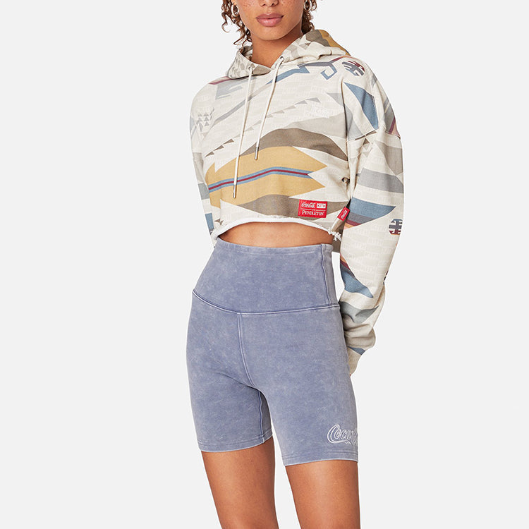 KITH x Coca Cola Crossover Short hooded Drawstring White KHW2137-108