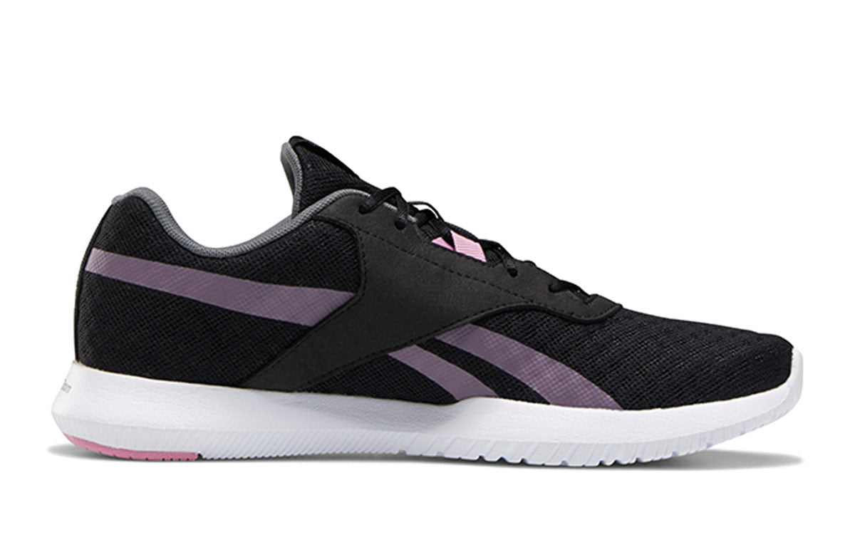 (WMNS) Reebok Reago Essential 2.0 'Black White Purple' EH3206