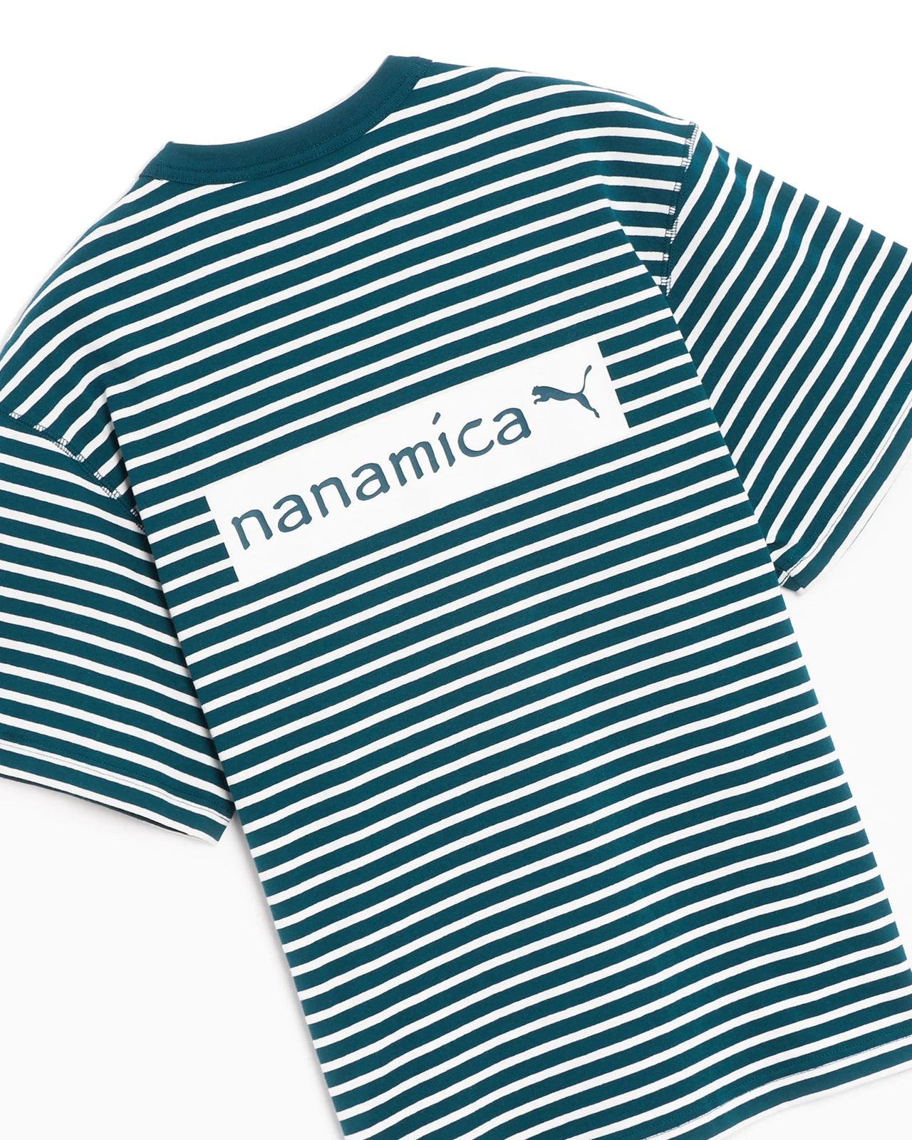 PUMA X Nanamica Striped T-Shirt 'Green' 539854-80