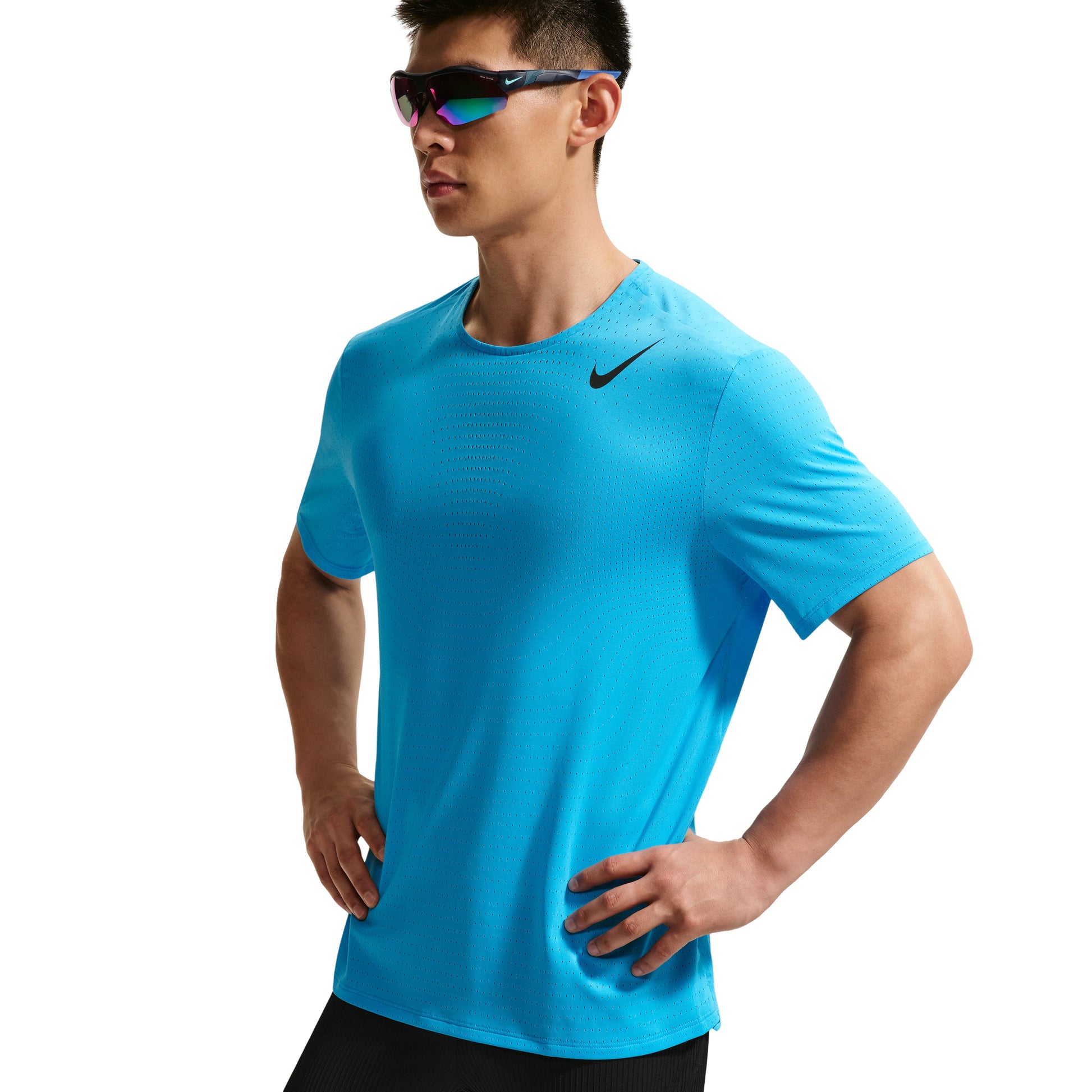 Nike Aeroswift Dri-FIT ADV T-Shirt 'Light Current Blue Black' HJ3378-418