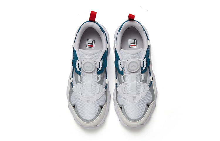 (GS) FILA Fluid Sneakers 'White Grey Teal' K15B211113FWS