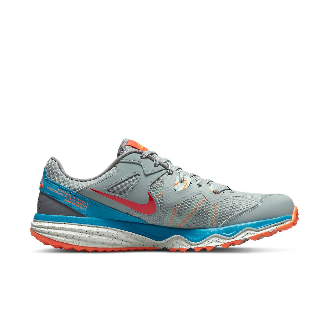 حذاء Nike Juniper Trail المقاوم للتآكل باللون الرمادي والأحمر CW3808-003