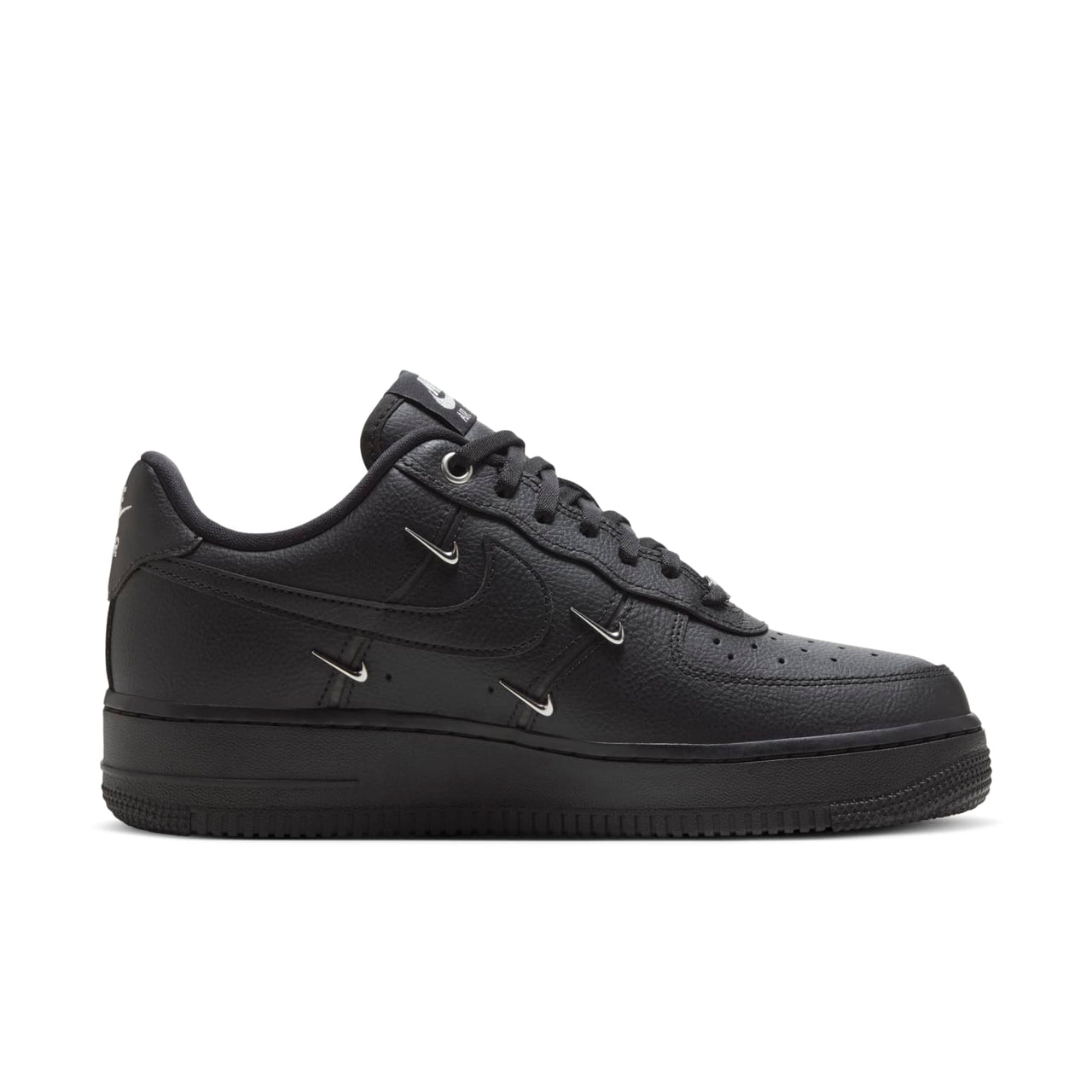 (WMNS) Nike Air Force 1 Low 'Black Silver Mini Swoosh' HQ1180-001
