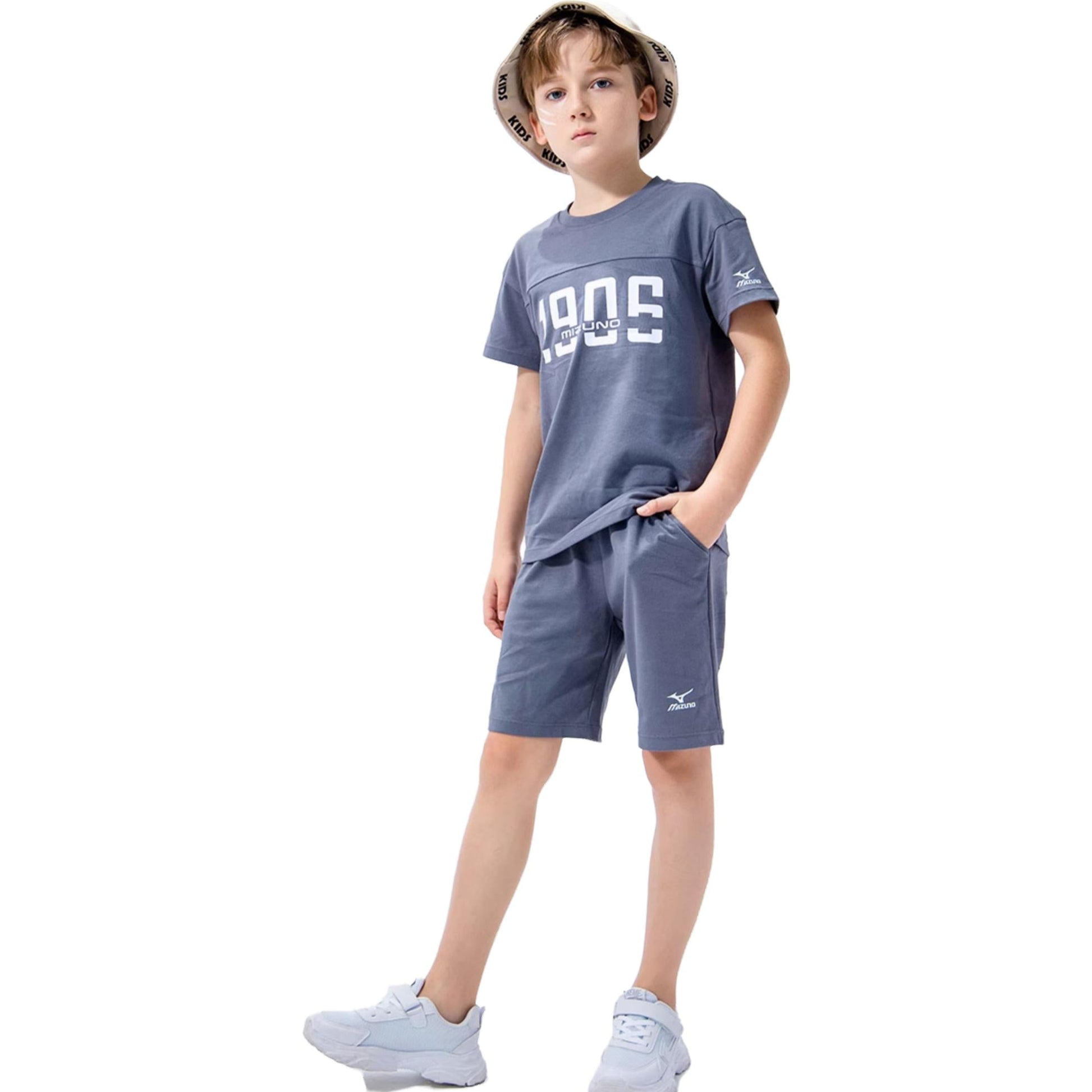 (GS) Mizuno Sportswear Suit 'Blue' TZ2277