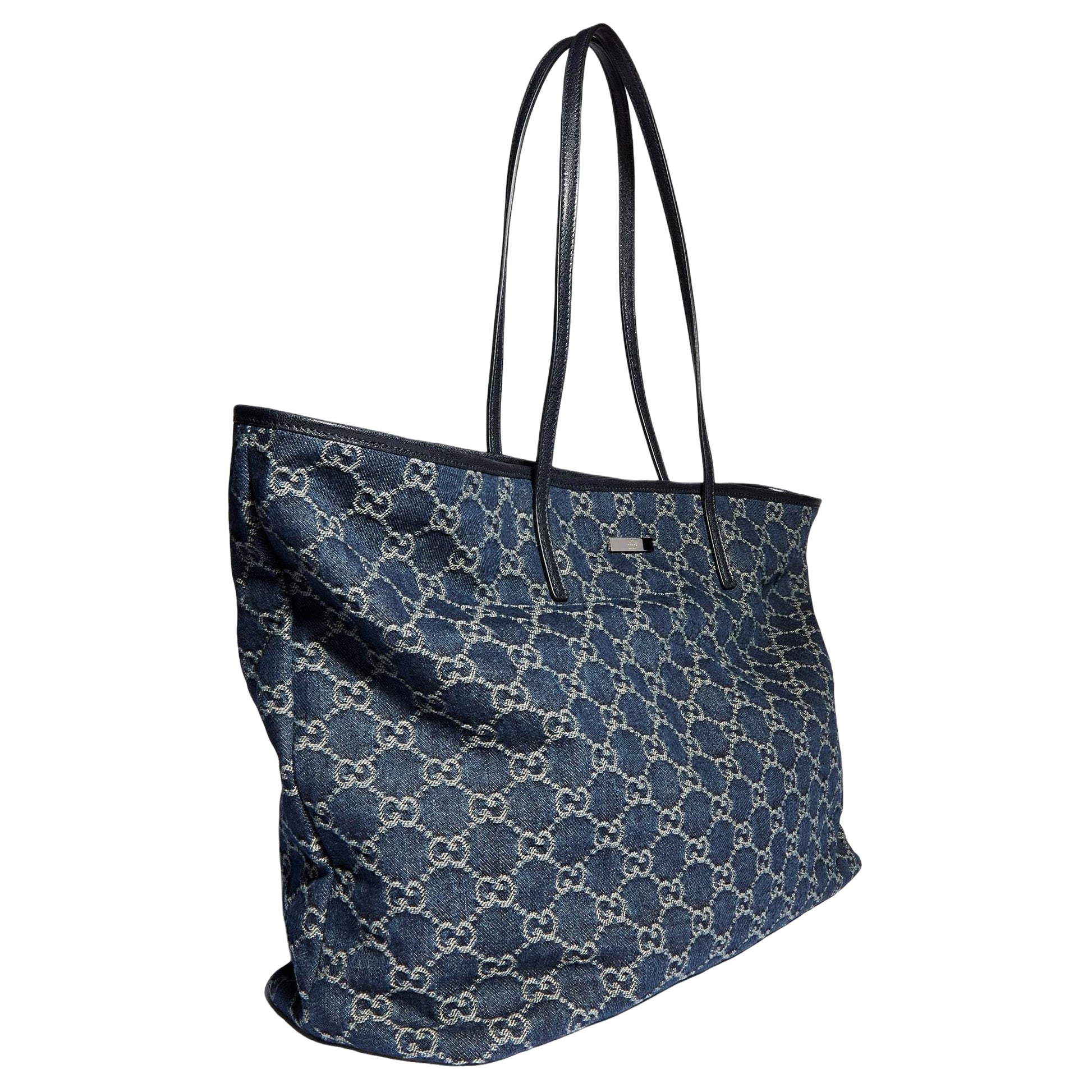 (WMNS) Gucci Tribeca Large Tote Bag 'Dark Blue' 874745-FAF8V-4042