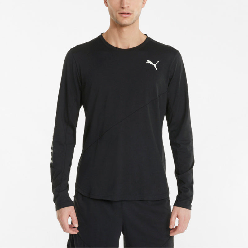 PUMA Train Long Sleeve Training Tee 'Black' 521538-01