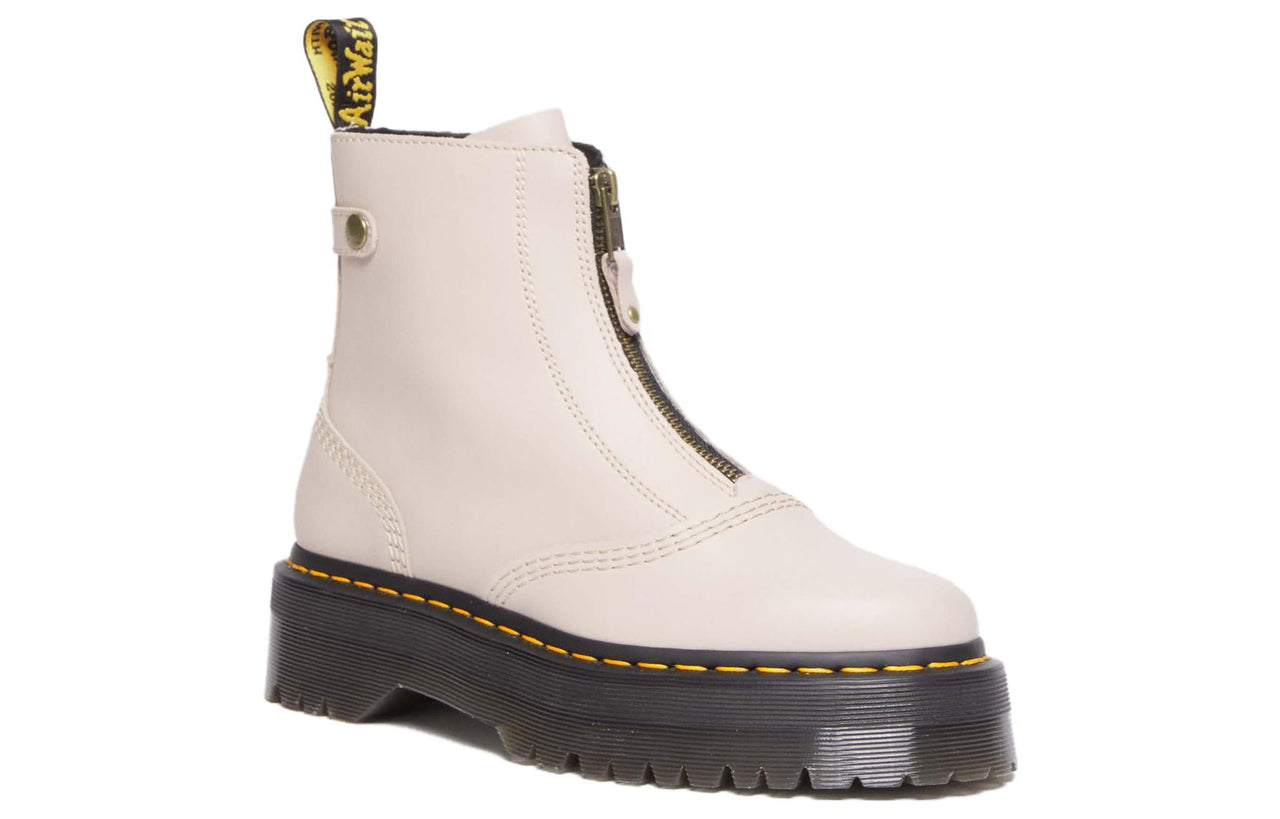(WMNS) Dr. Martens Jetta Platform Boots 'Vintage Taupe' 27656348