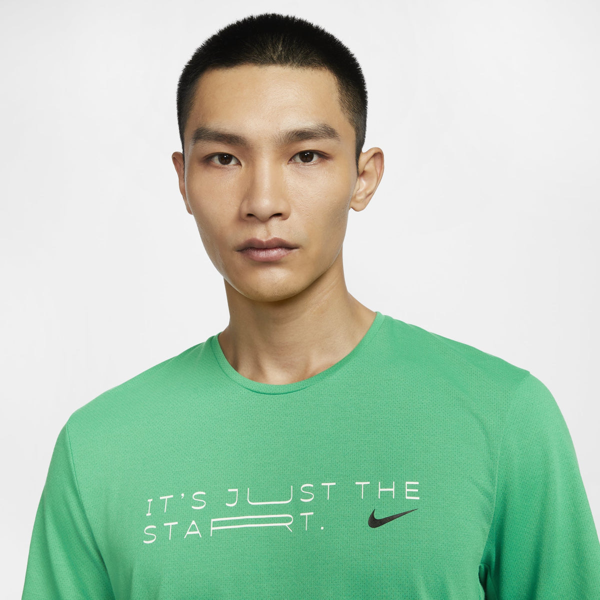 Nike Rise 365 Dri-FIT Short-Sleeve Running Top Asia Sizing 'Kipchoge-Stadium Green' HF0905-324