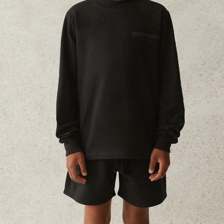 (GS) Fear of God Essentials SS21 Long Sleeve Tee Stretch Limo FOG-SS21-522
