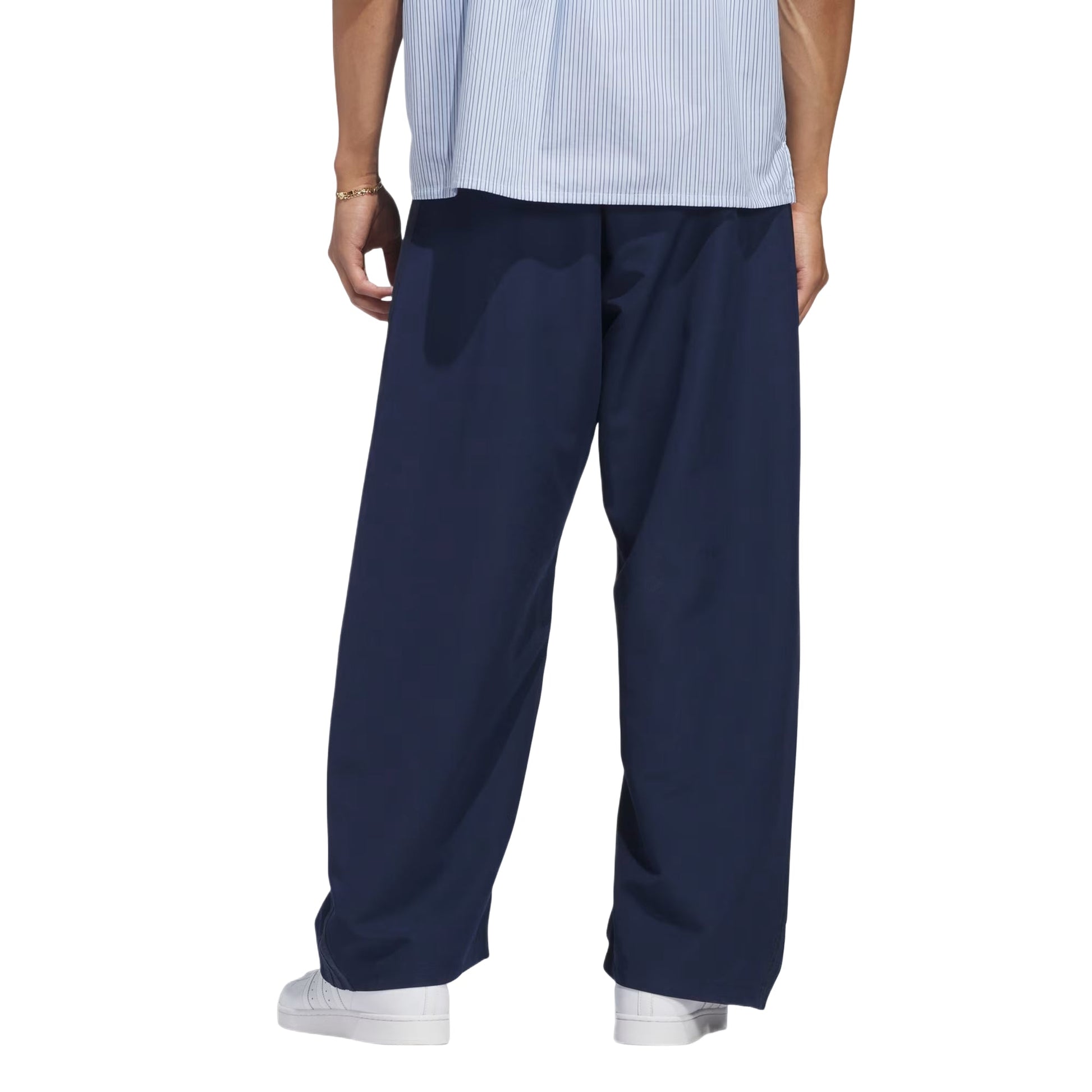 adidas Woven Barrel Pants Asia Sizing 'Night Indigo' KT7872