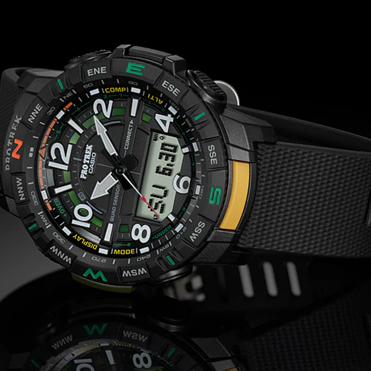 Men's CASIO PRO TREK Waterproof Shockproof Sports Precise Time PRTB50-1 Watch Mens Analog PRT-B50-1
