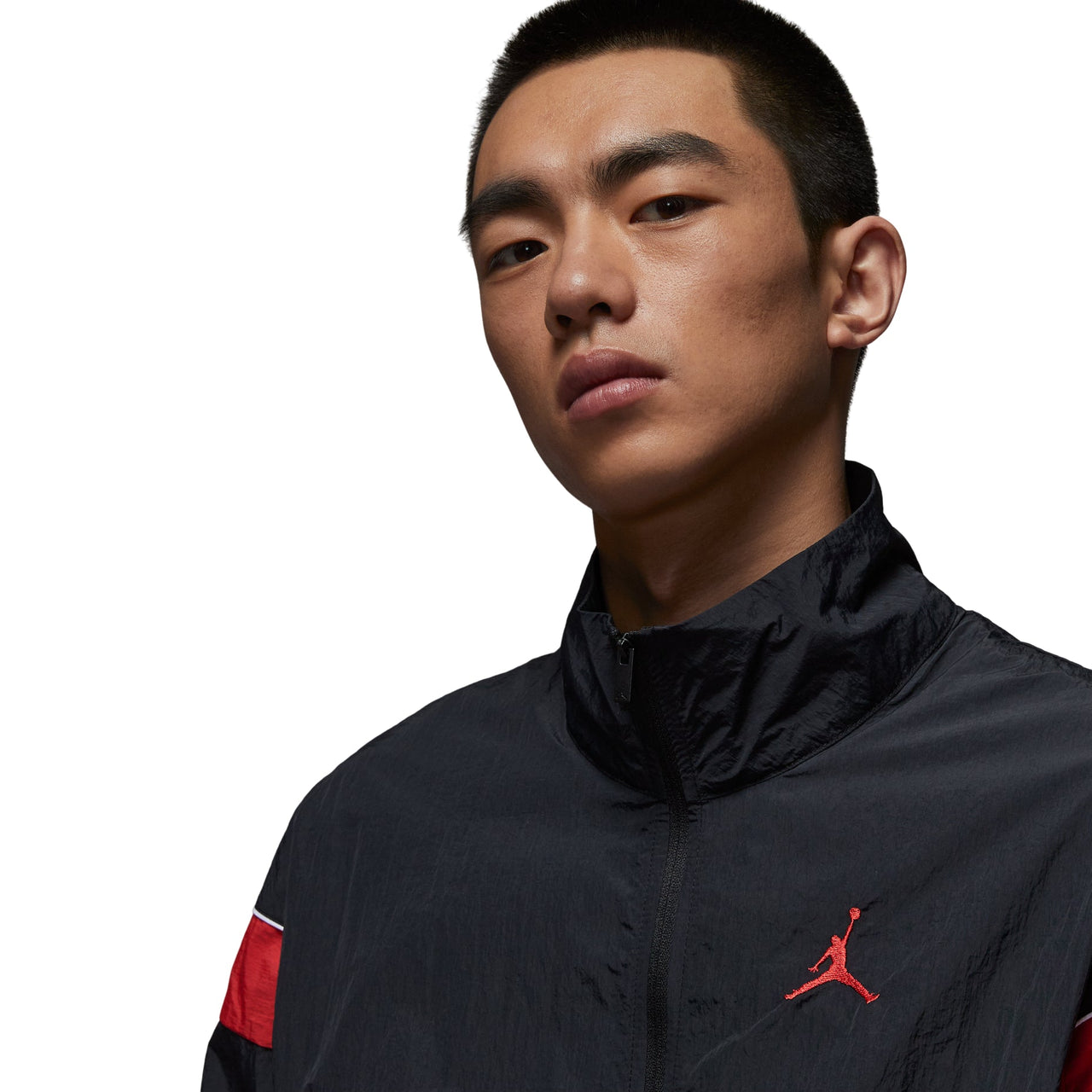 Air Jordan Brooklyn Draft Jacket 'Black Gym Red' IH2825-010