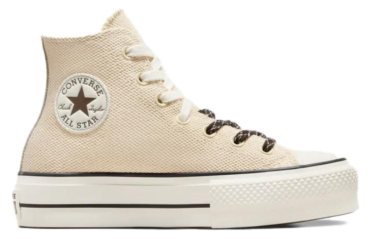 (WMNS) Converse Chuck Taylor All Lift Canvas & Leather 'Beige White' A09093C