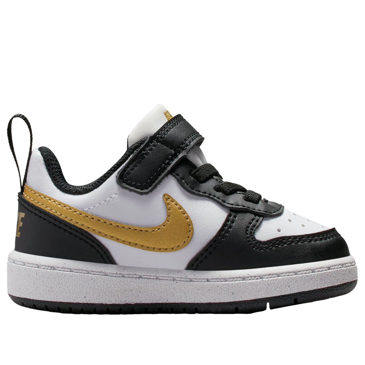 (TD) Nike Court Borough Low Recraft 'Black White Metallic Gold' DV5458-008