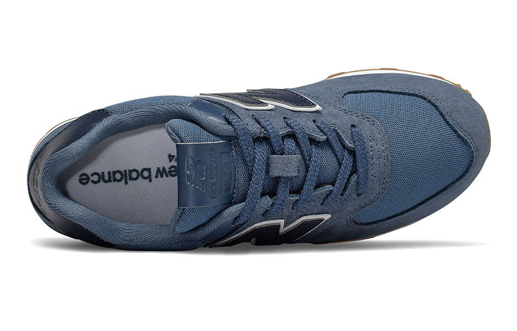 (GS) New Balance Premium 574 Navy Blue GC574PRN