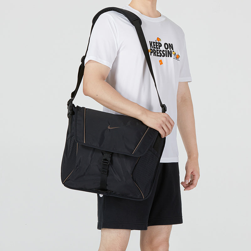 Nike Nsw EssentalsI Messenger Athleisure Casual Sports Shoulder Bag Messenger Bag Unisex Black DJ9792-010